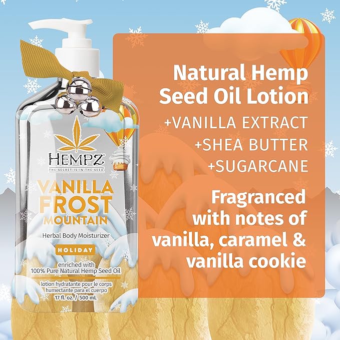 Hempz Limited Edition Vanilla Frosted Mountain 17 Oz