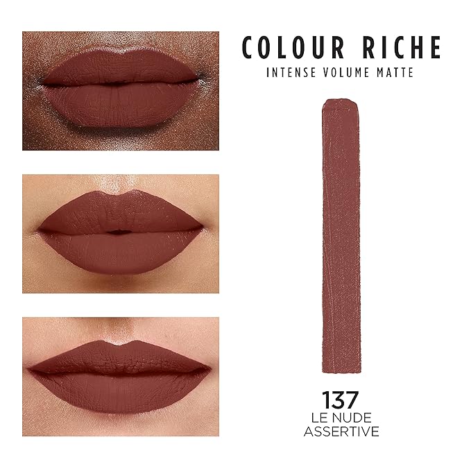 L’Oréal Paris Colour Riche Intense Volume Matte Lipstick, 06 Oz