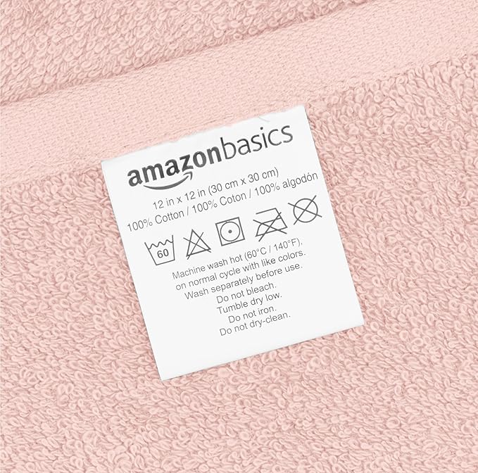 Amazon basics face towels for