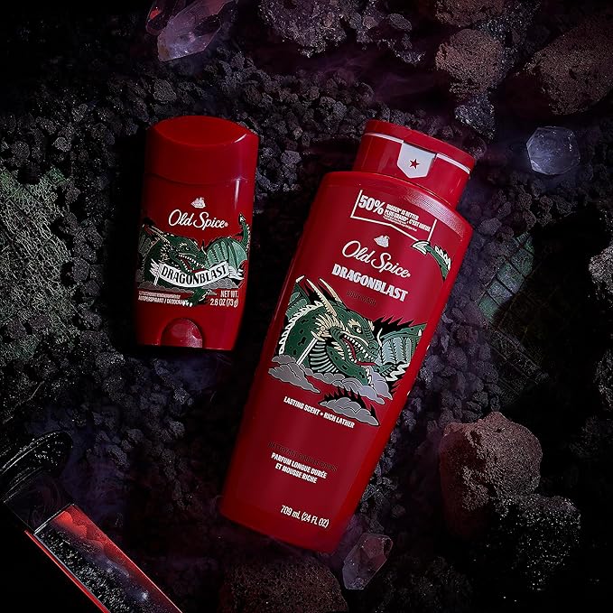 Old Spice Body Wash for Men, Dragonblast, Long