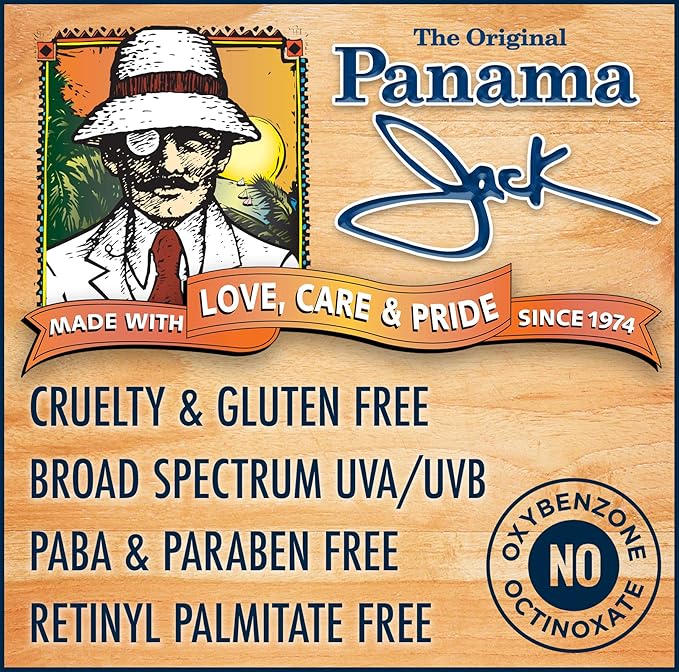 Panama Jack Faces Sunscreen Lotion - SPF 30, Broad Spectrum UVA/UVB Protection, Hypoallergenic, PABA, Paraben, & Gluten Free, 3 FL OZ (Pack of 1)