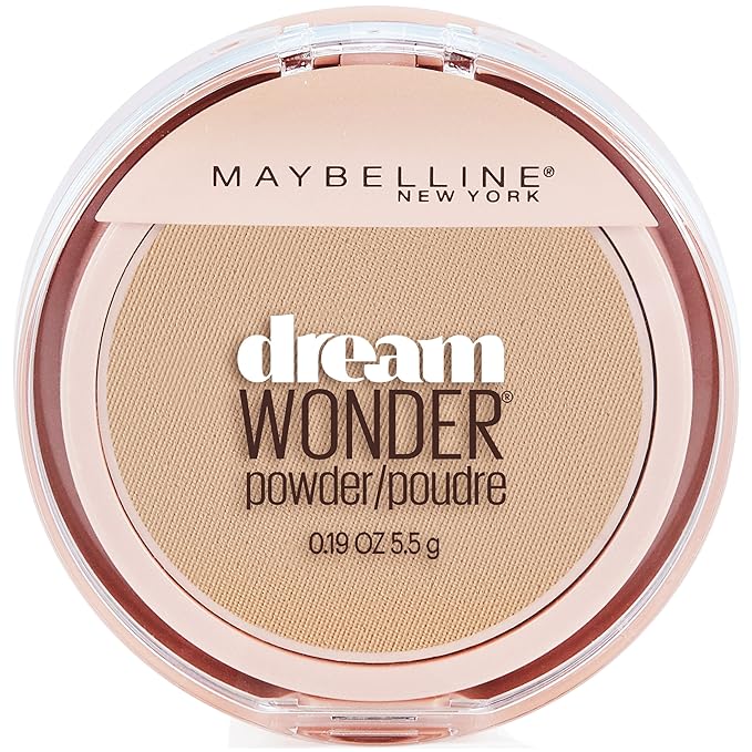 Maybelline New York Dream Wonder Powder Makeup, Sandy Beige, 0.. 19 oz