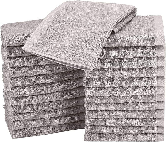 Amazon basics face towels for