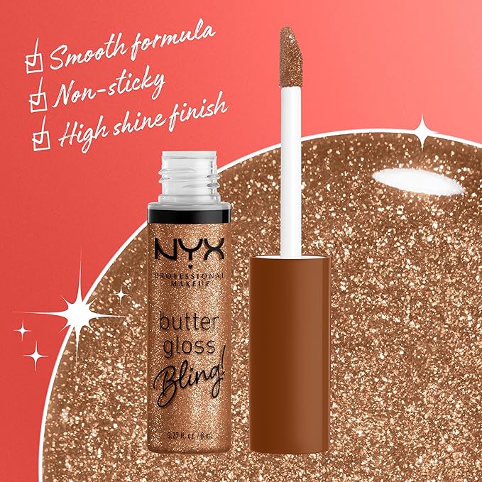 NYX PROFESSIONAL MAKEUP Butter Gloss Bling Lip Gloss,