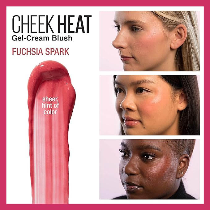 Maybelline Cheek Heat Gel-Cream Blush Makeup, Lightweight, Breathable 1 Count