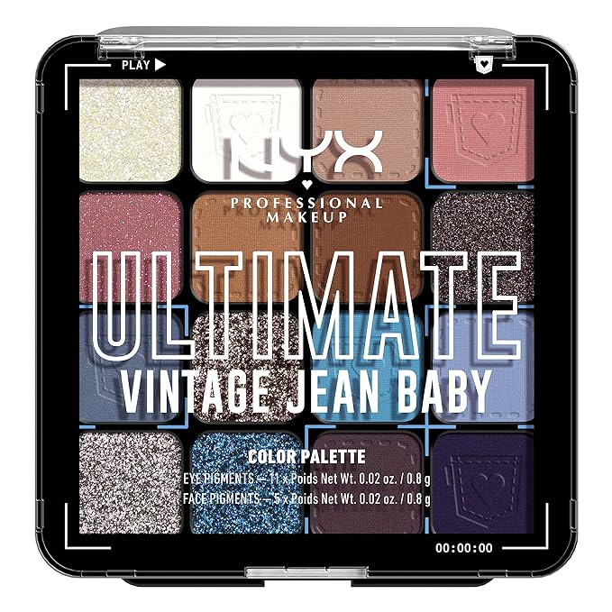 NYX PROFESSIONAL MAKEUP, Ultimate Shadow Palette, Eyeshadow Palette