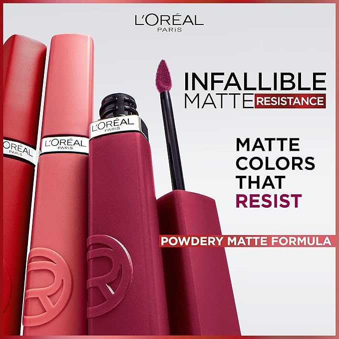 L'Oreal Paris Infallible Matte Resistance Liquid Lipstick, up