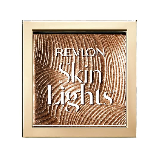 Revlon Skinlights Prismatic Powder Bronzer, Translucent-to-Buildable Coverage, ilded of 1) 120 G