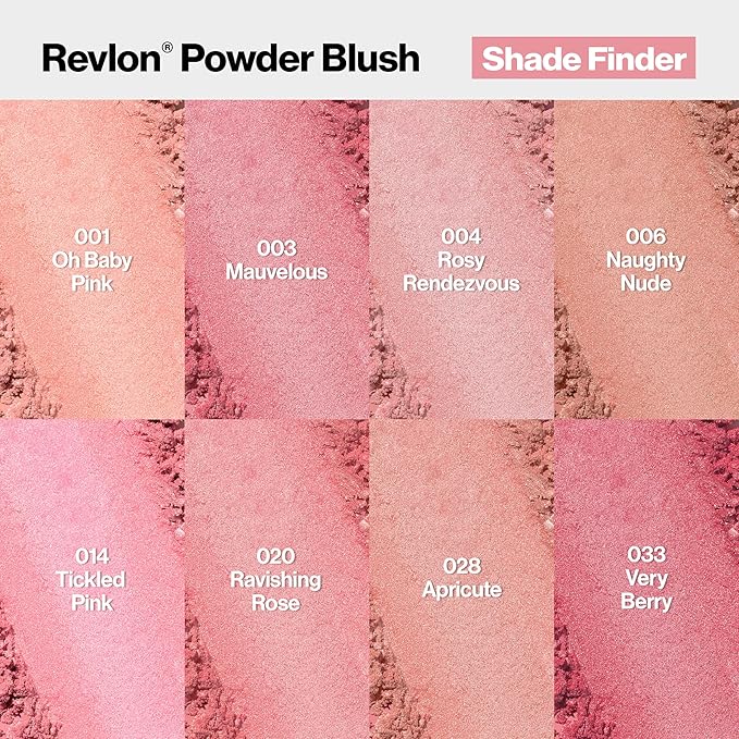 Revlon Blush, Powder Blush Face Makeup, High Impact Baby! Pink, 0.17 oz