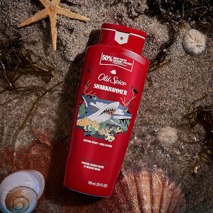 Old Spice Body Wash for Men, Sharkhammer, Long