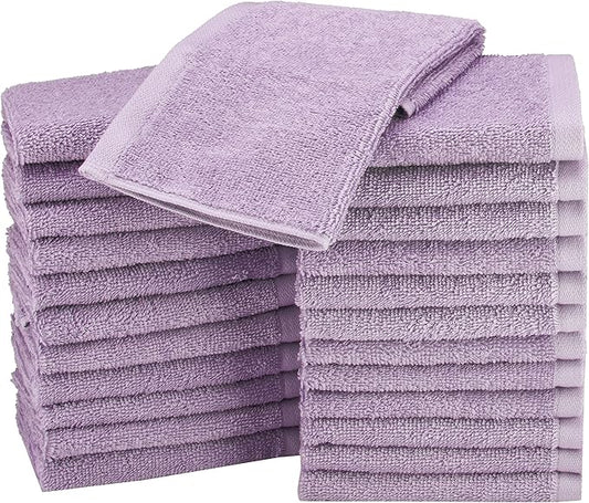 Amazon basics face towels for