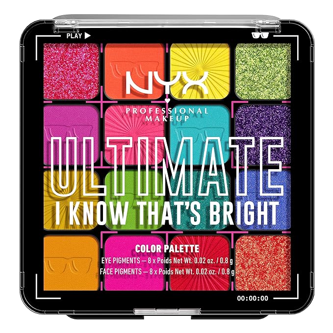 NYX PROFESSIONAL MAKEUP, Ultimate Shadow Palette, Eyeshadow Palette