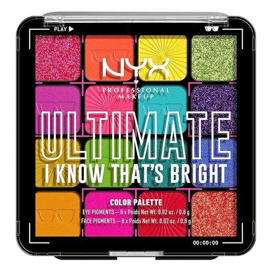 NYX PROFESSIONAL MAKEUP, Ultimate Shadow Palette, Eyeshadow Palette